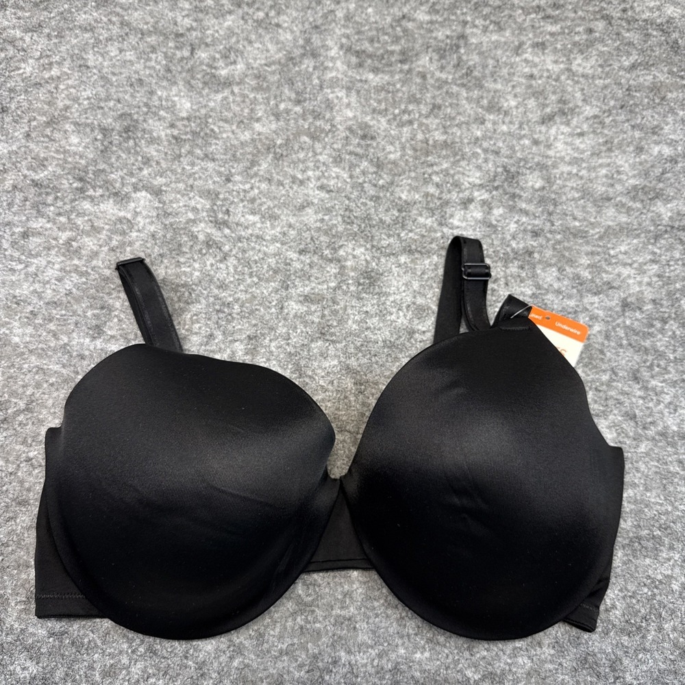 New Warners This is Not A Bra underwire women's 36D black full coverage WR1593